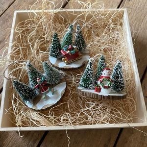 Target | 3 pck Christmas Ornaments | Rustic